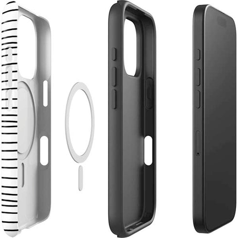 Freehand Stripes iPhone 16 Pro Magsafe Impact Case